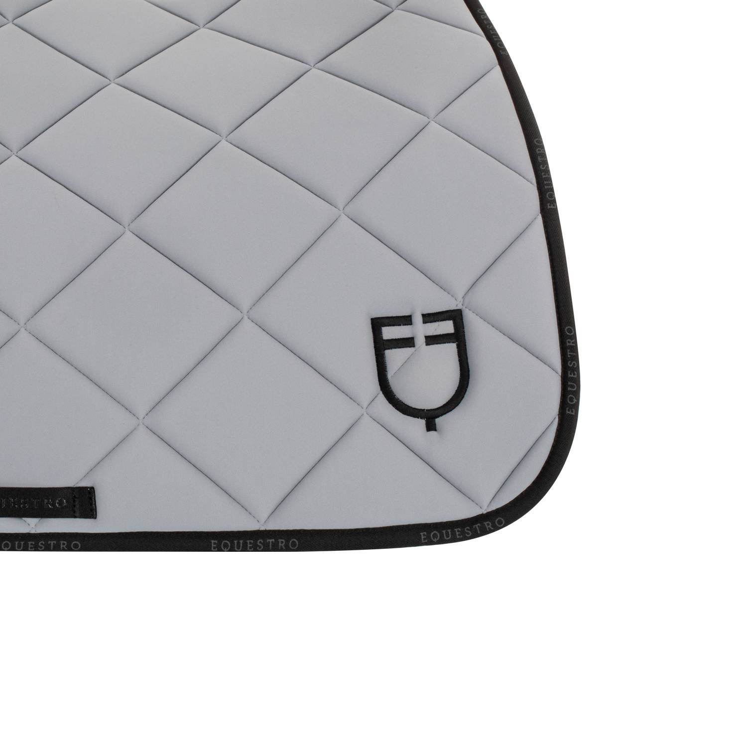 Tapis de selle technique logo gris/noir- EQUESTRO