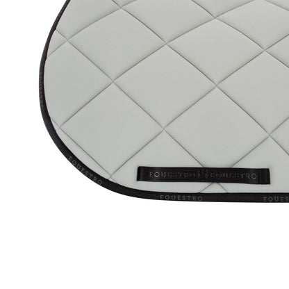 Tapis de selle technique logo gris clair/noir- EQUESTRO