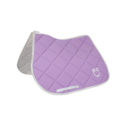 Tapis de selle lilas/blanc Equestro Tapis de selle lilas/blanc Equestro