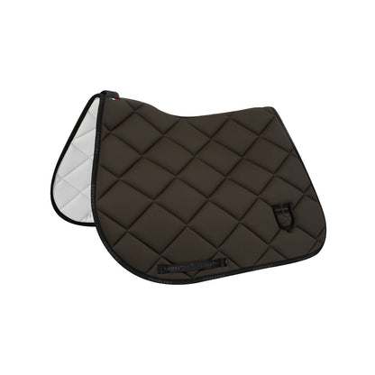 Tapis de selle technique logo kaki/noir- EQUESTRO