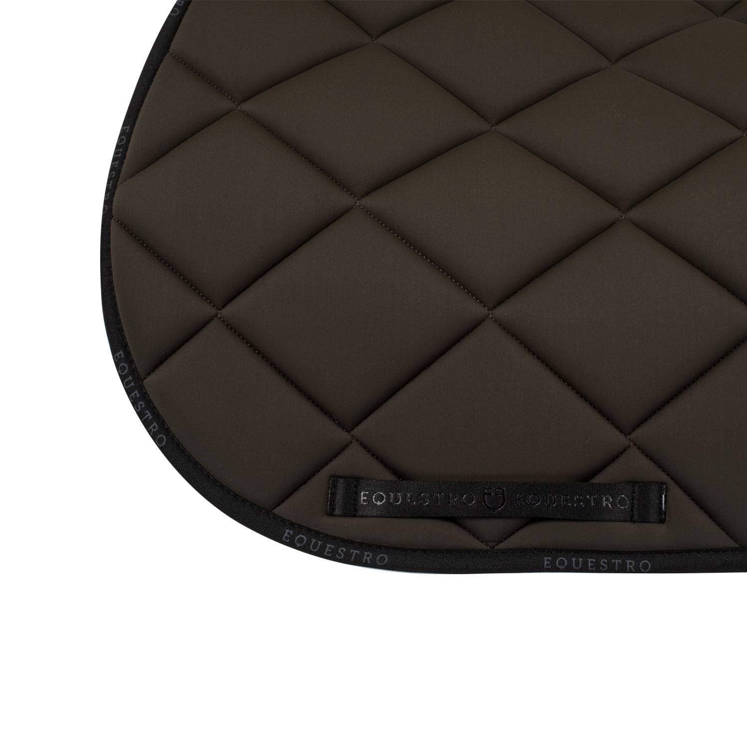 Tapis de selle technique logo kaki/noir- EQUESTRO