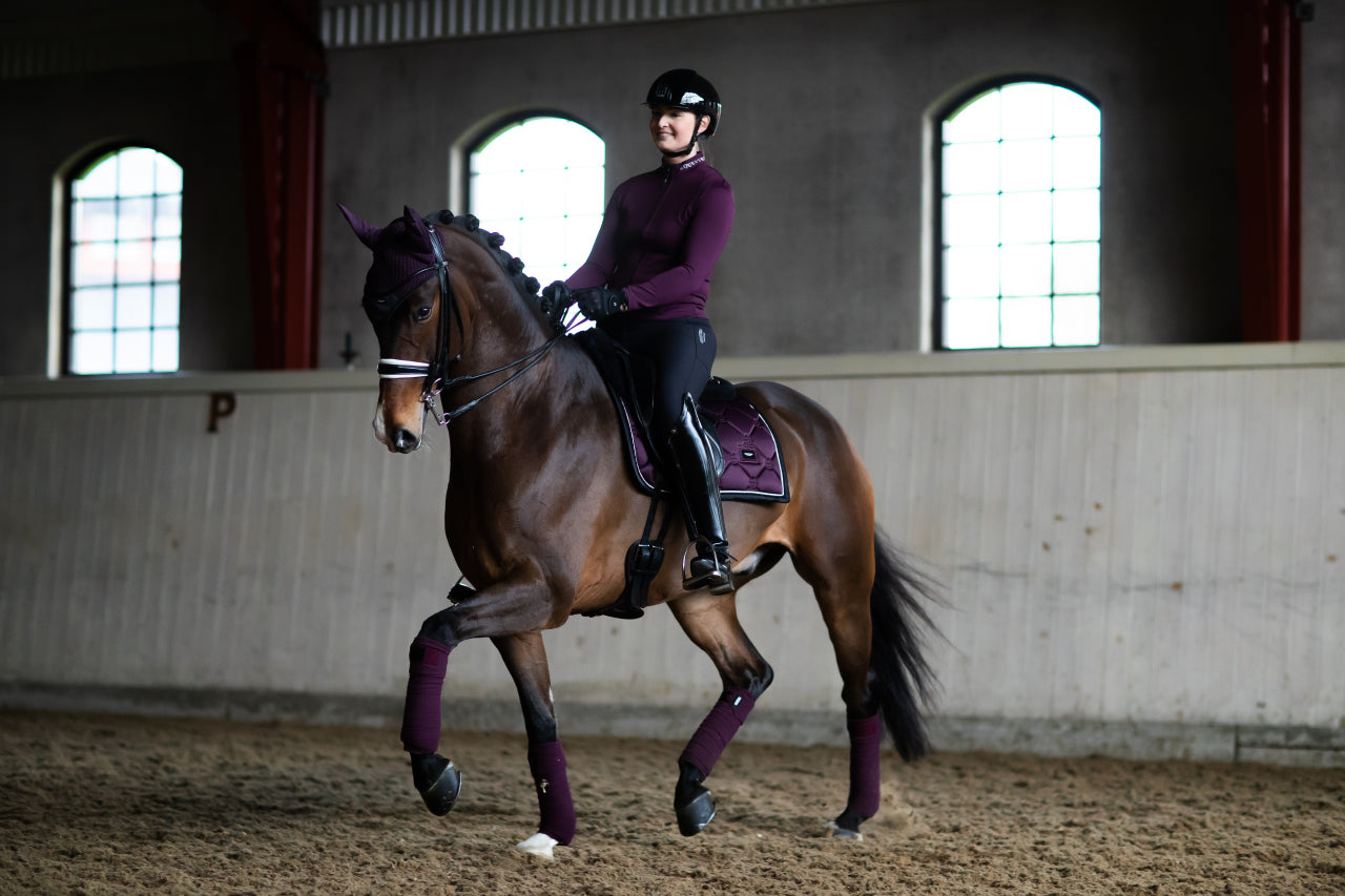 Tapis de selle Black Raven Dressage - Equestrian Stockholm