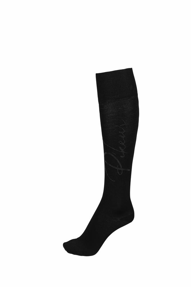 Socks with Pikeur Strass SS23 inscription - Pikeur