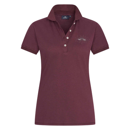 Classic rhinestone riding polo shirt - HV POLO