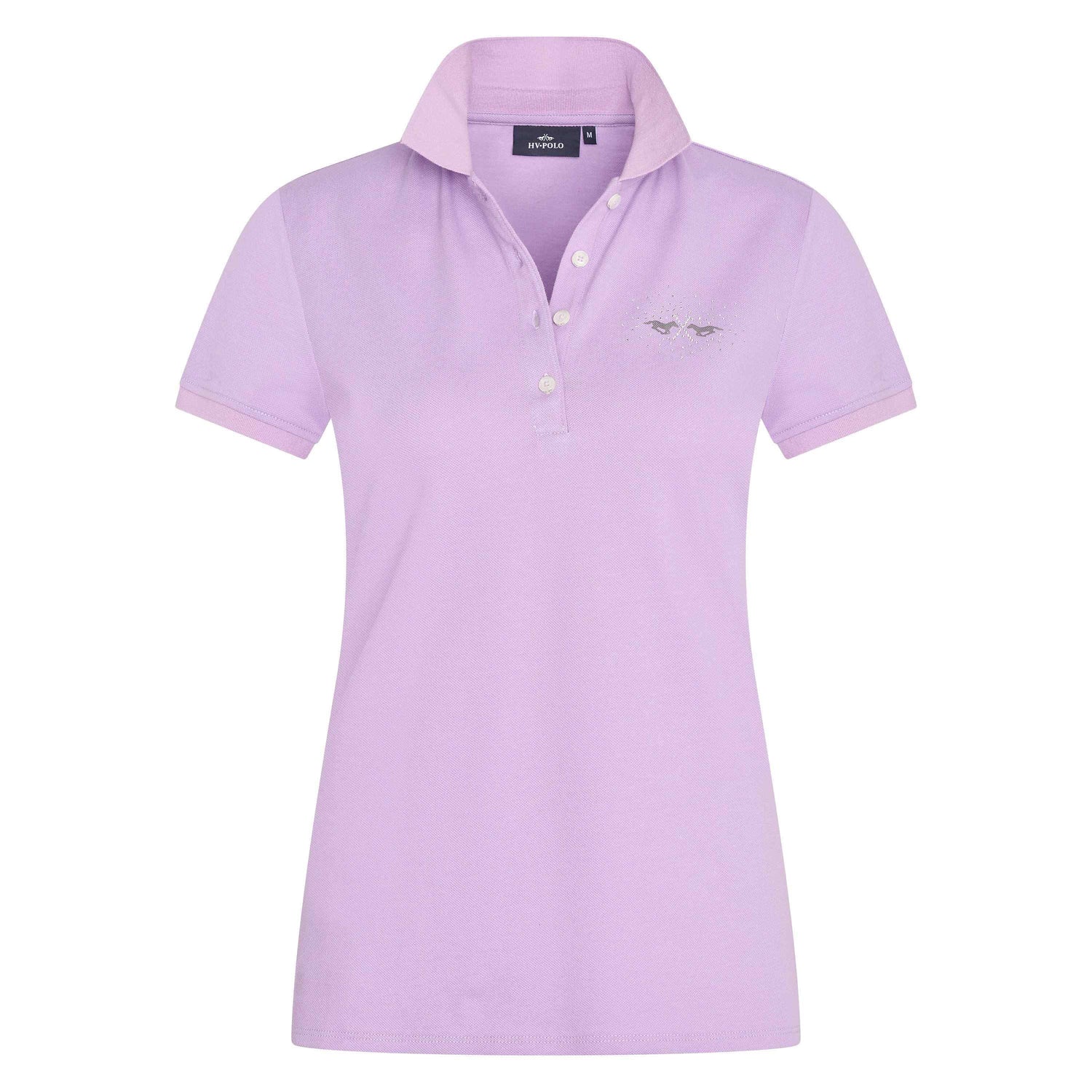 Classic rhinestone riding polo shirt - HV POLO