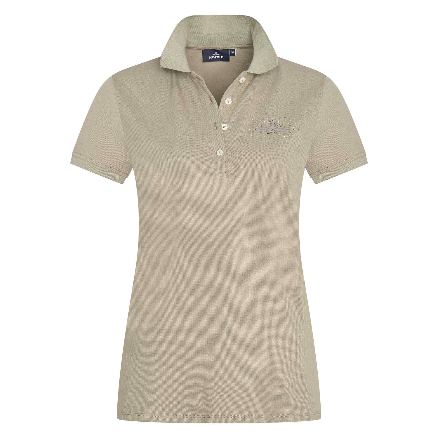 Classic rhinestone riding polo shirt - HV POLO