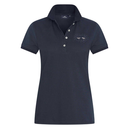 Classic rhinestone riding polo shirt - HV POLO