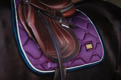 Tapis de selle Purple Gold - Equestrian Stockholm