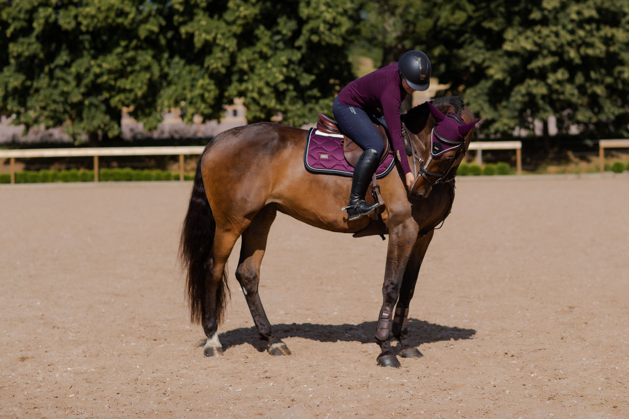 Tapis de selle Purple Gold - Equestrian Stockholm