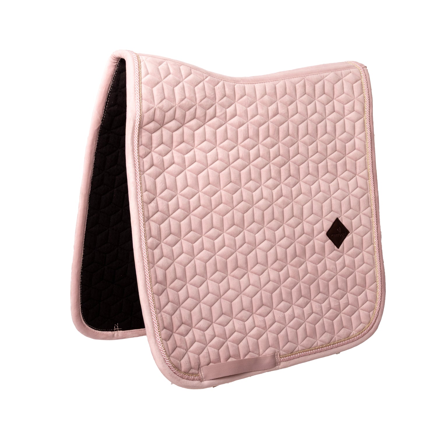 Tapis de selle dressage velours vieux rose KENTUCKY HORSEWEAR Tapis de selle dressage velours vieux rose KENTUCKY HORSEWEAR