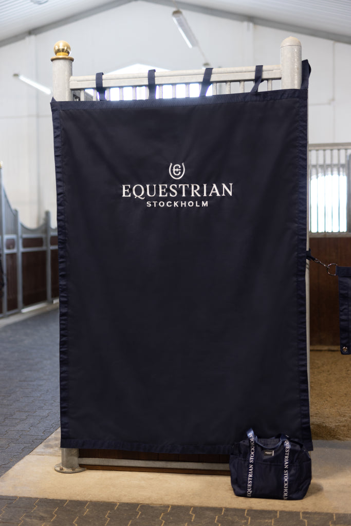 Modern Tech Navy boxing wall hanging - Equestrian Stockholm