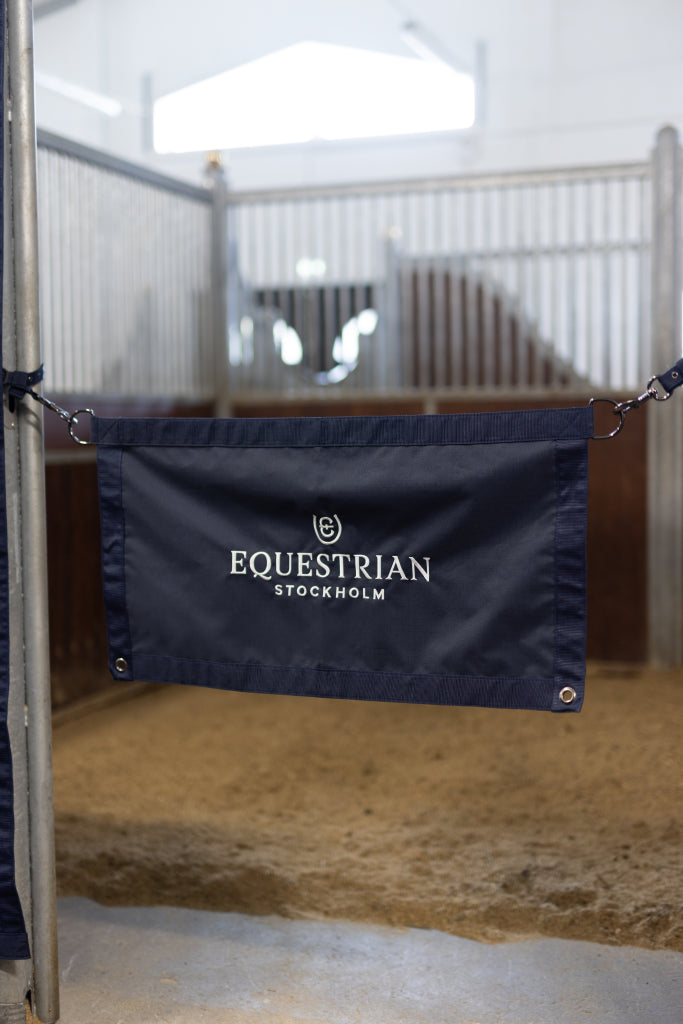 Modern Tech Navy boxing door - Equestrian Stockholm