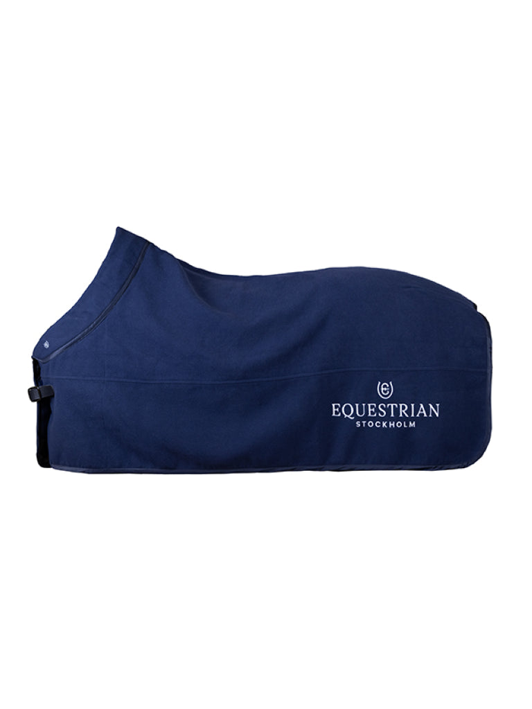 Couverture en laine Modern Tech Navy - Equestrian Stockholm