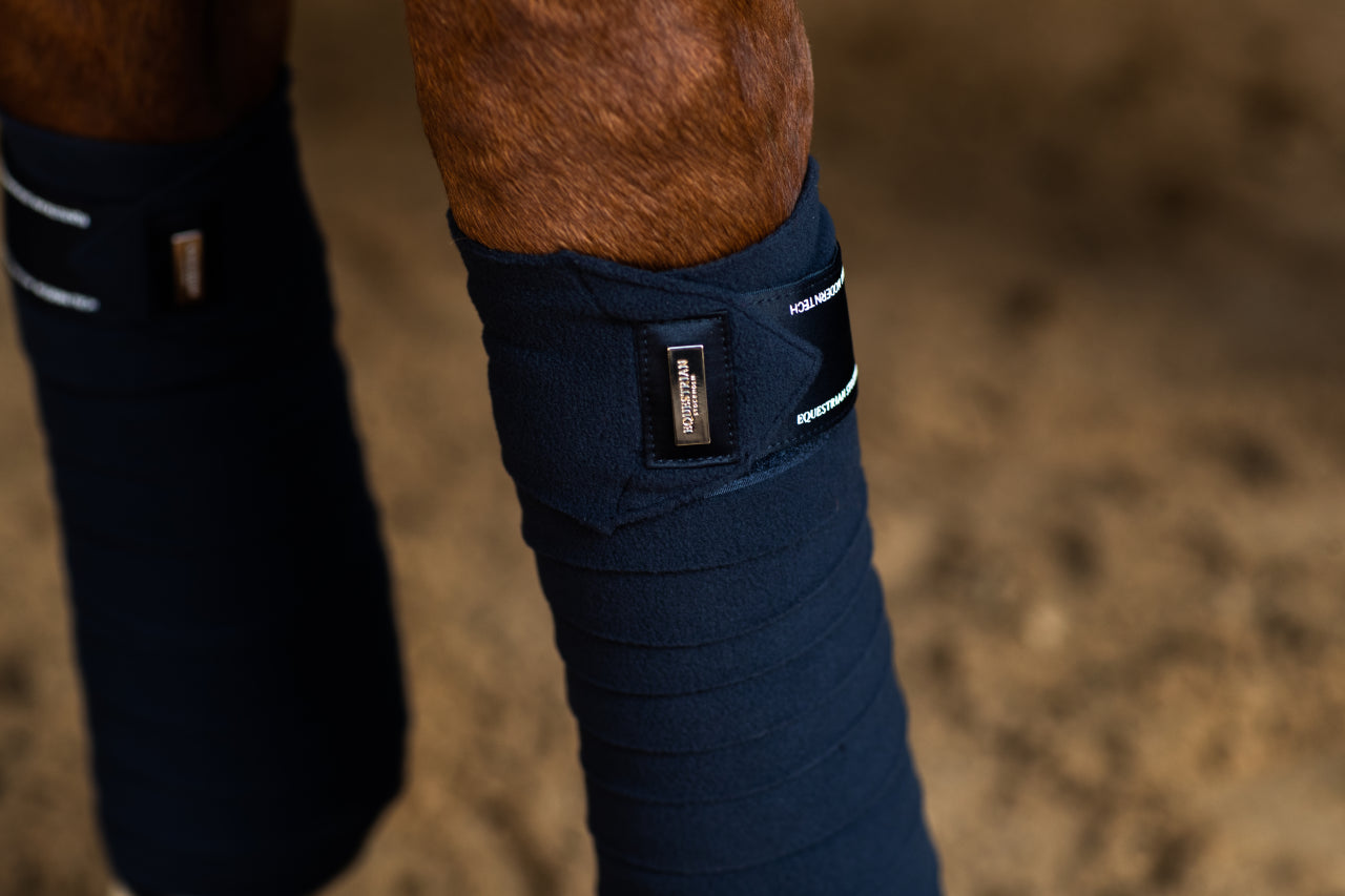 Modern Tech Navy Polo Band - Equestrian Stockholm