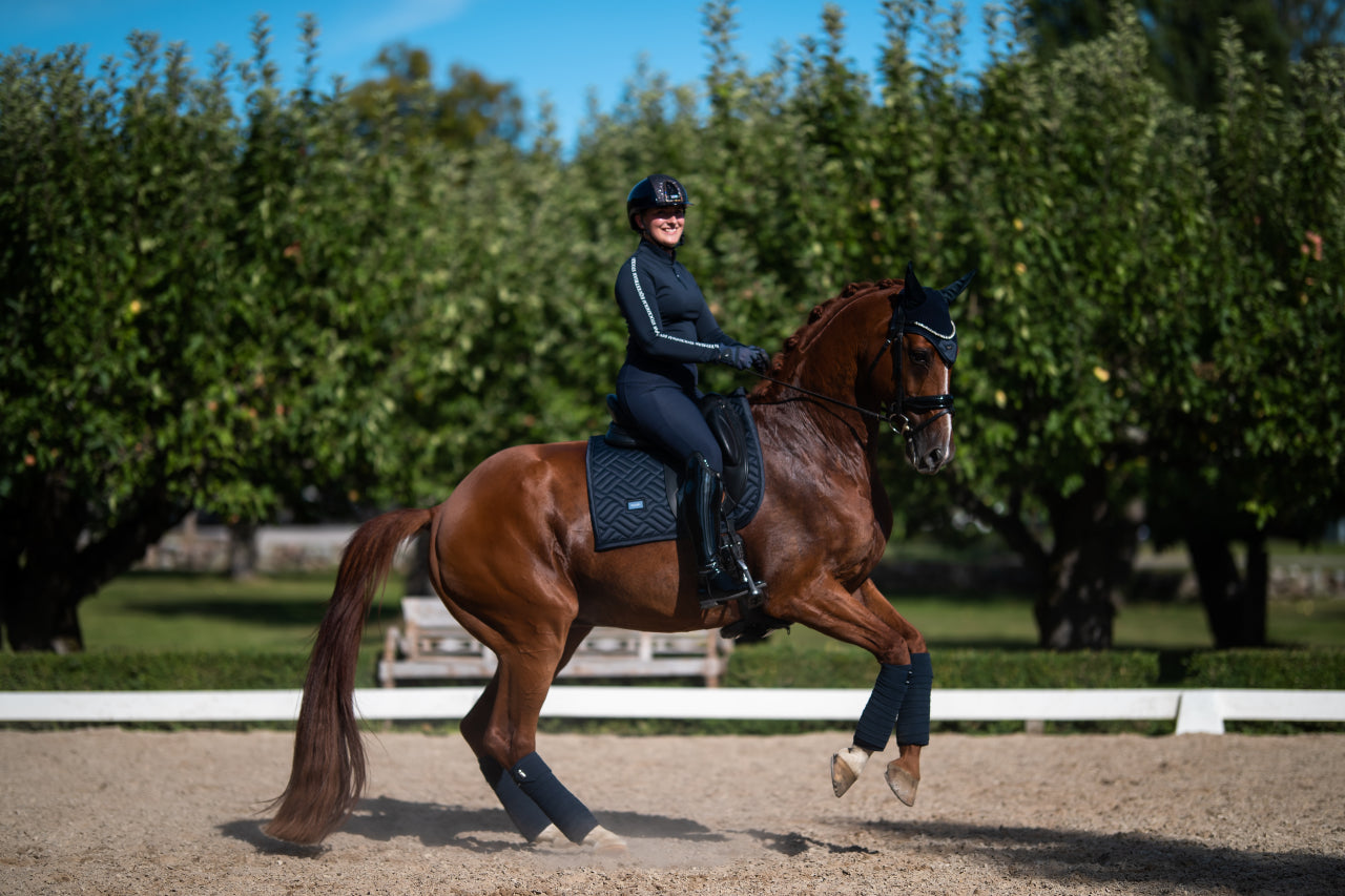 Modern Tech Navy Polo Band - Equestrian Stockholm