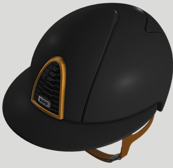 Casque personnalisé Matt noir visière POLO - KEP