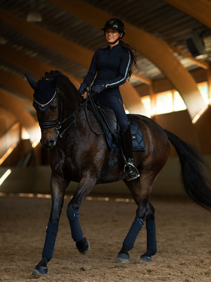 Tapis de selle Classic Modern Tech Navy - Equestrian Stockholm