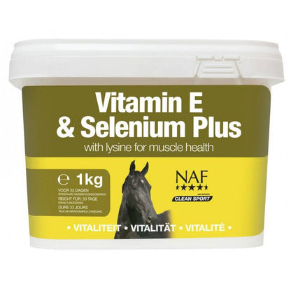 Muscle support food supplement Vitamin E and Selenium Plus - NAF