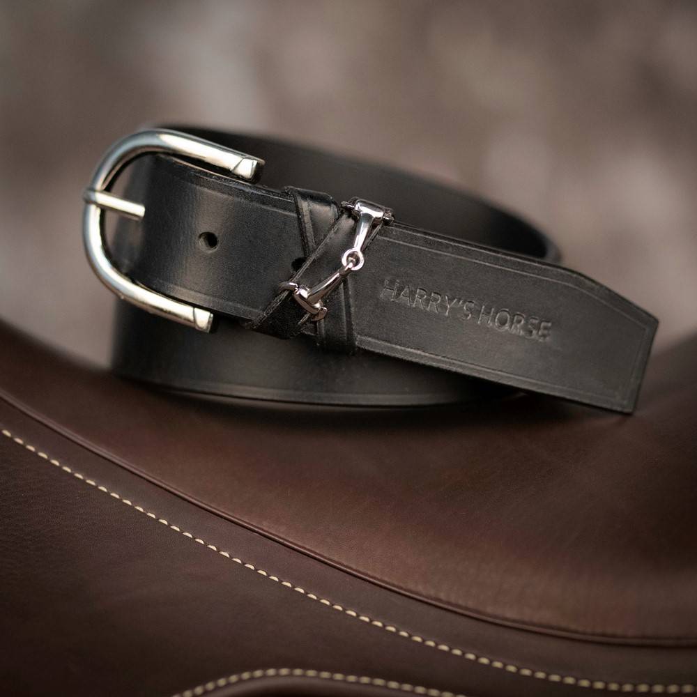 Horsebit leather belt - Harry&