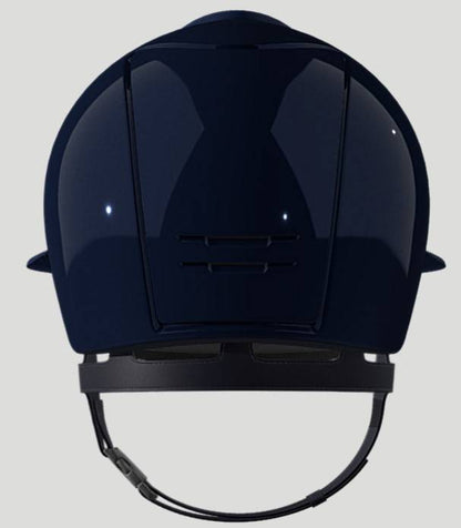 Casque CROMO 2.0 Polish Bleu Rose Gold visière POLO - KEP ITALIA