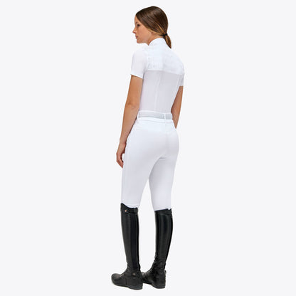 Polo de concours Jersey S/S Pleated Bib  - CAVALLERIA TOSCANA