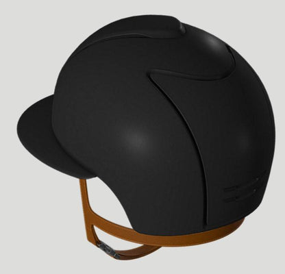 Casque CROMO 2.0 Textile Noir/Caramel POLO - KEP