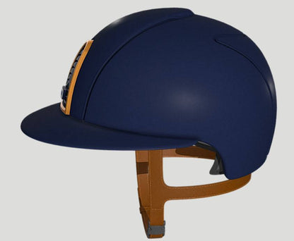 Casque CROMO 2.0 Textile Marine/Caramel POLO - KEP