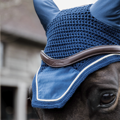Bonnet Wellington Basic Velvet Marine - Kentucky