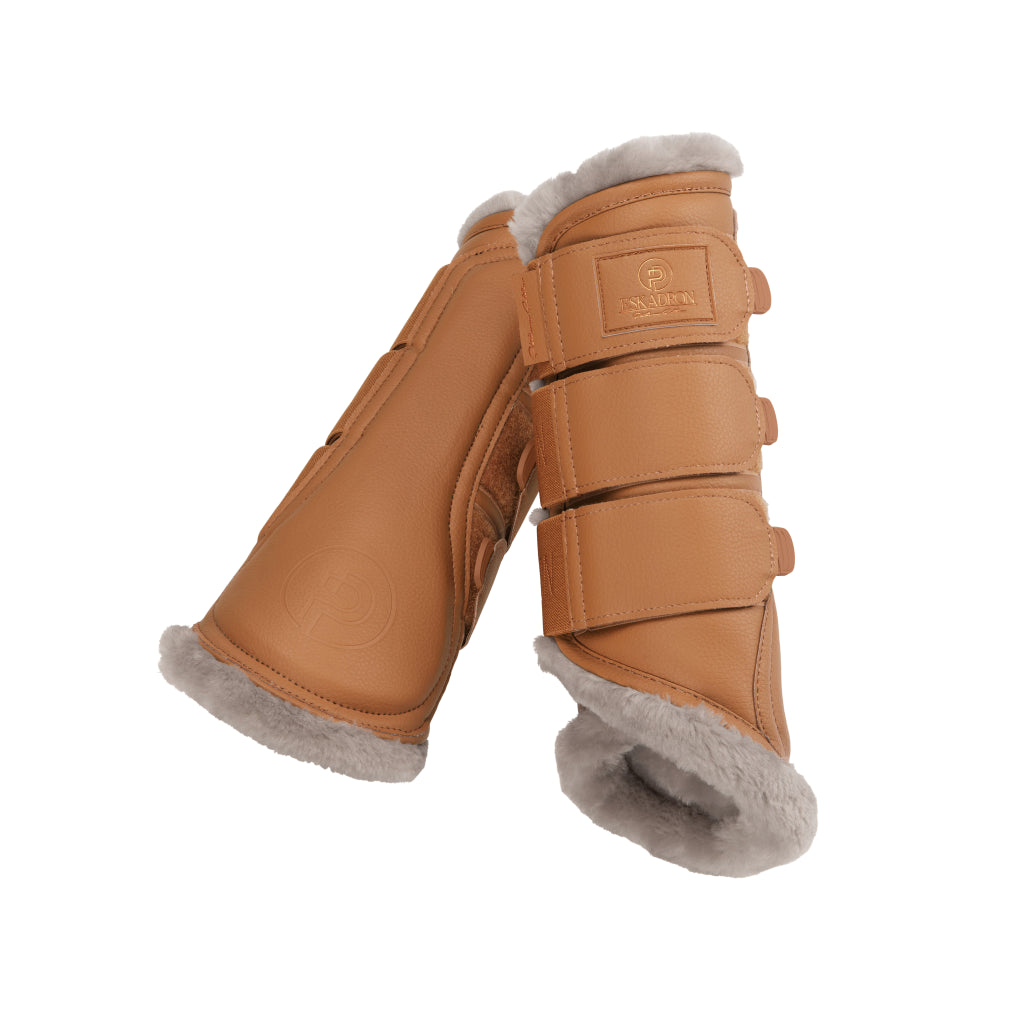 FAUX LEATHER FF Platinum dressage gaiters 2023 - Eskadron