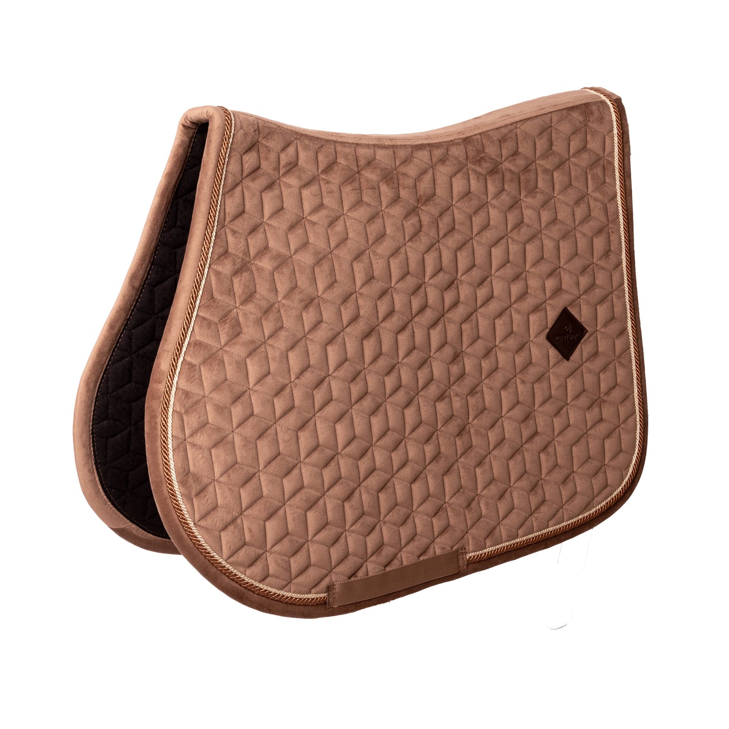 Tapis de selle Velvet Marron clair MIXTE - Kentucky