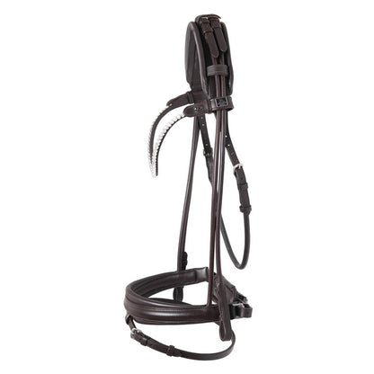 RAPSODY round leather bridle Brown - SD Design