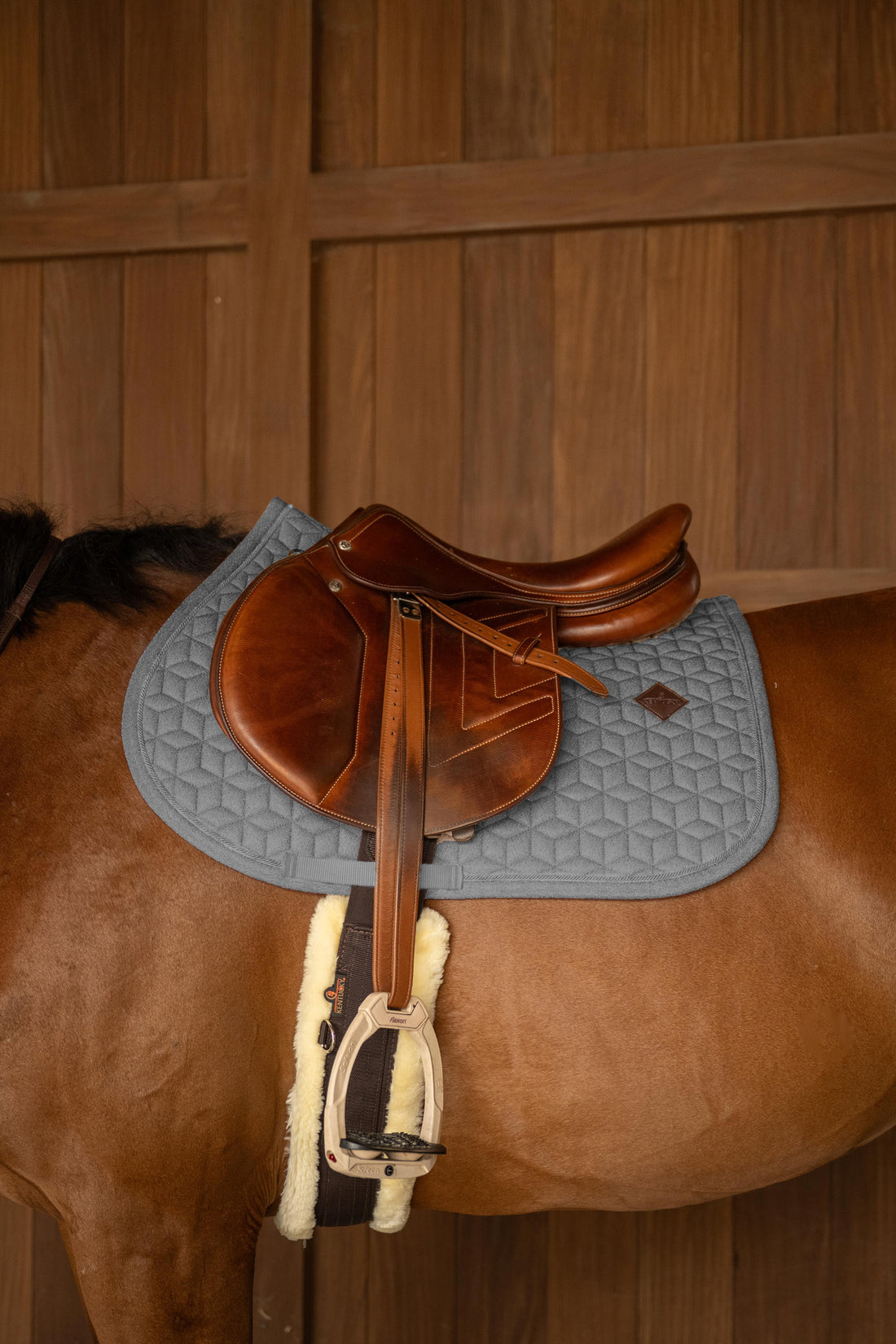 Tapis de selle Sparkling gris MIXTE - Kentucky