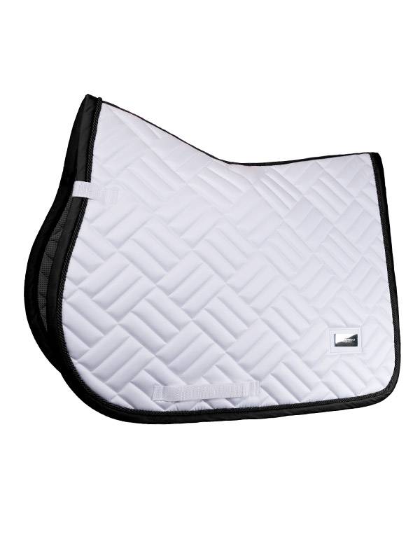 Tapis de selle Modern White Black Edition - Equestrian Stockholm