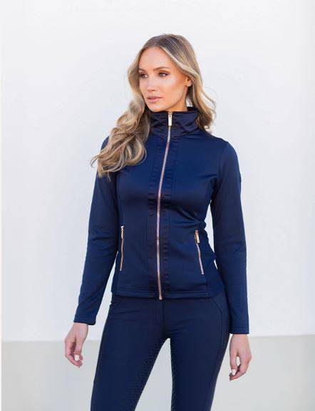 Fleece Jacket Lagoon Blush - EQUESTRIAN STOCKHOLM