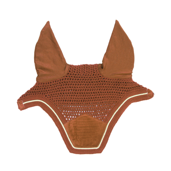 KENTUCKY HORSEWEAR Bonnet Wellington Velvet Orange KENTUCKY HORSEWEAR Bonnet Wellington Velvet Orange