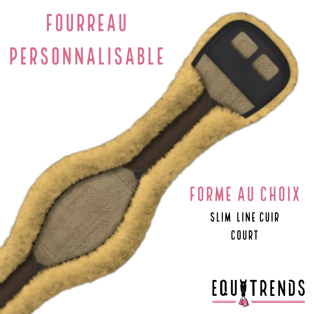 Fourreau de sangle court PERSONNALISABLE - MATTES