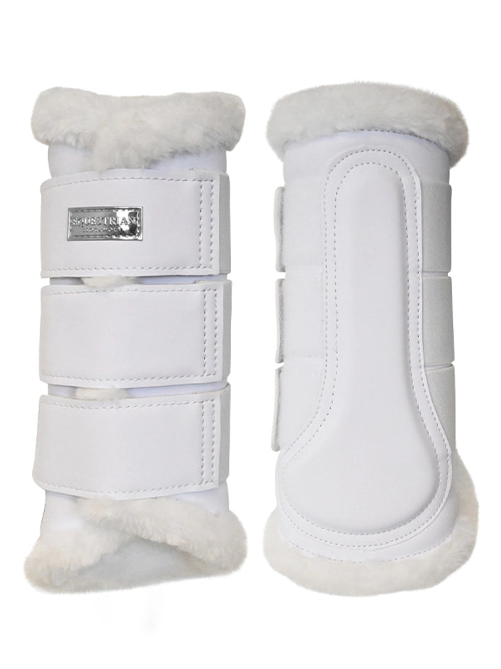 Dressage Gaiters White Silver Moonless Night - Equestrian Stockholm