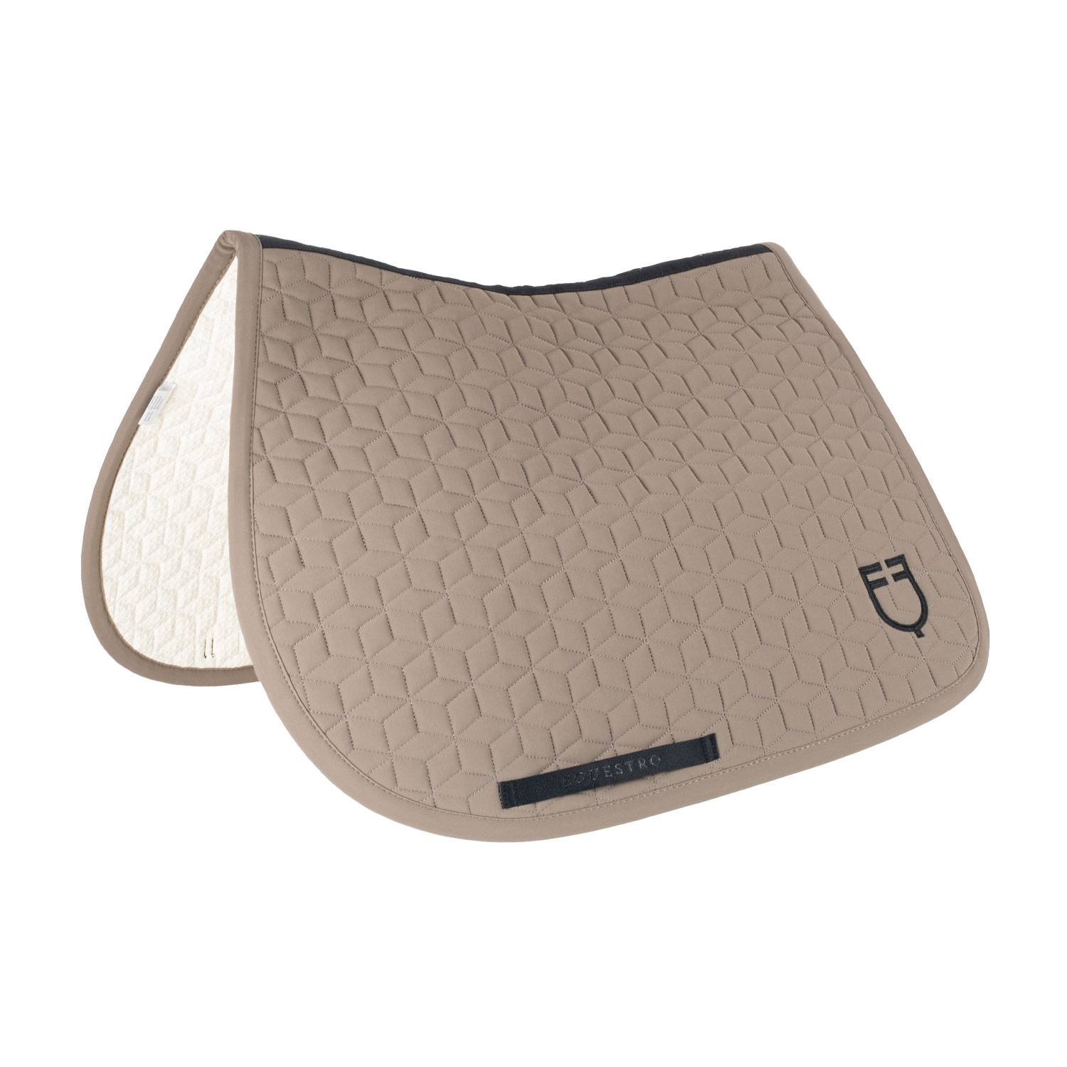 Tapis de selle Cube Quilting Walnut - EQUESTRO