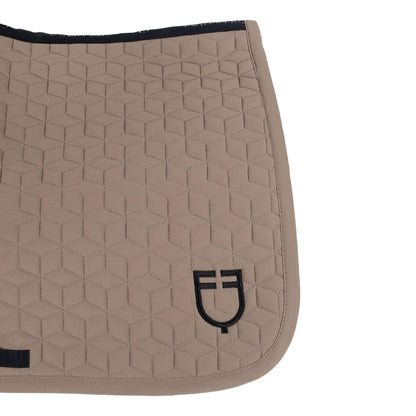 Tapis de selle Cube Quilting Walnut - EQUESTRO