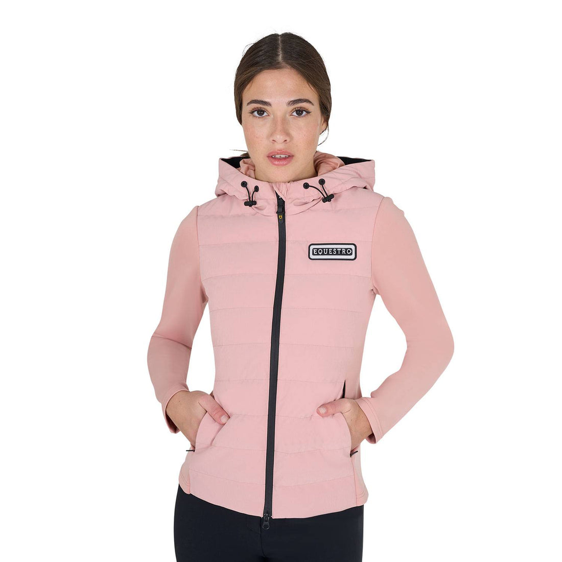 Hooded scuba technical down jacket - EQUESTRO