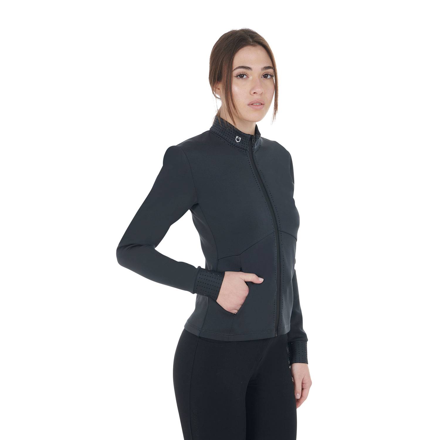Veste zippée à strass - EQUESTRO