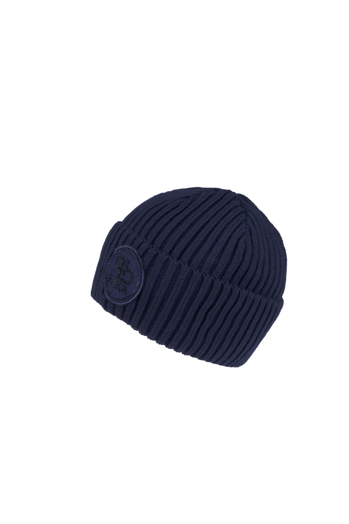 Beanie 4854 with round rhinestone patch - Pikeur