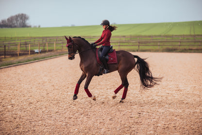 Tapis de selle Bordeaux - Equestrian Stockholm