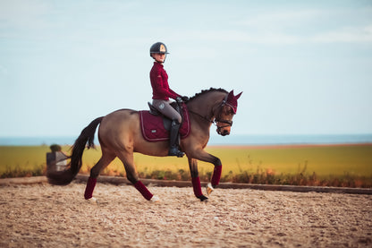 Tapis de selle Bordeaux - Equestrian Stockholm