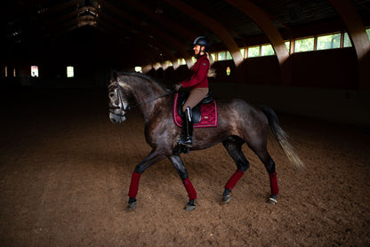 Tapis de selle Bordeaux - Equestrian Stockholm