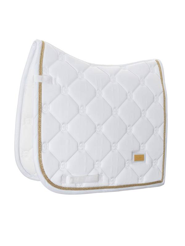 Tapis de selle White Perfection Gold -  Equestrian Stockholm