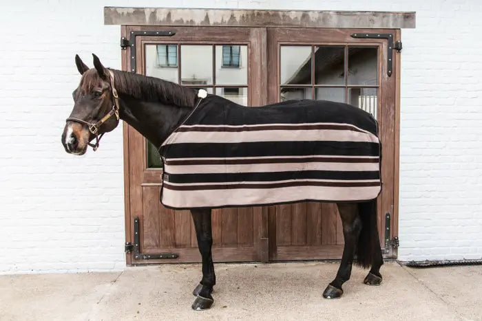 Heavy brown/beige striped drying blanket - Kentucky