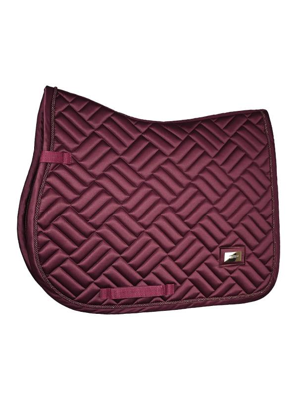 Modern New Maroon saddle pad - Equestrian Stockholm