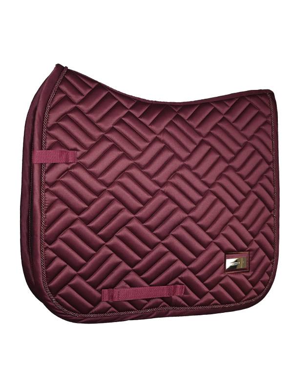 Modern New Maroon saddle pad - Equestrian Stockholm