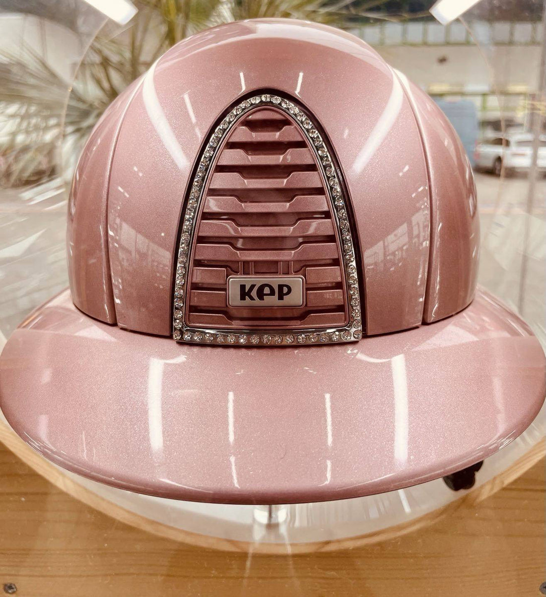 CROMO 2.0 Diamond Rose Swarovski POLO Helmet - KEP